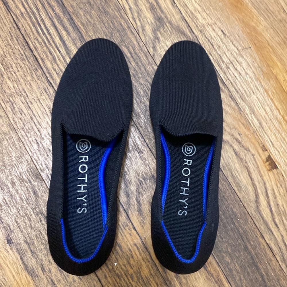 Rothy’s black loafer